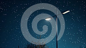 an energy-efficient LED streetlight powered by solar energy, urb