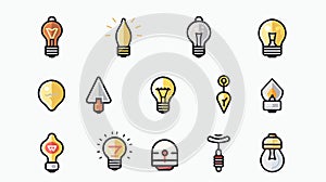 Energy Efficient Light Bulb Icon for Professional Projects