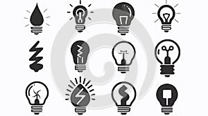 Energy Efficient Light Bulb Icon for Professional Projects