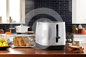 energy-efficient toaster with multiple settings and indicators for doneness