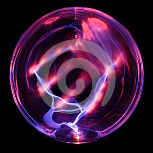 Energy globe, with hand photo