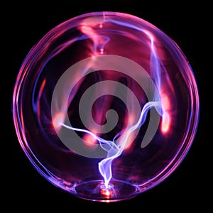 Energy globe, with hand photo