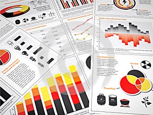 Energy graphs and charts
