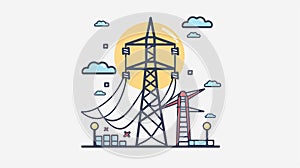 Energy Grid Icon for Power and Energy Industry Professionals