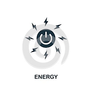 Energy icon. Creative element design from community icons collection. Pixel perfect Energy icon for web design, apps, software,