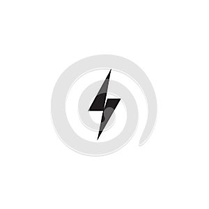 energy icon lightning icon vector