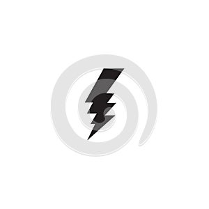 energy icon lightning icon vector