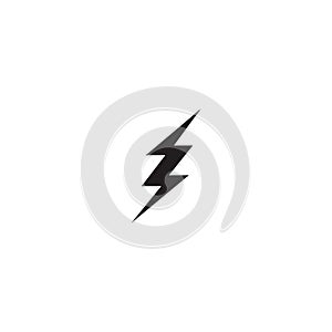 energy icon lightning icon vector