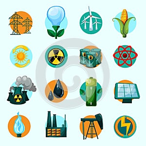 Energy Icons Set