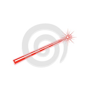 energy laser beam cartoon vector illustration photo