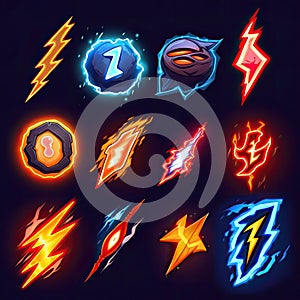 energy lightning electric ai generated