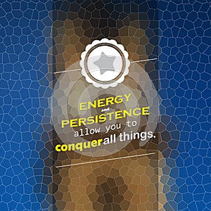 Energy and Persistence