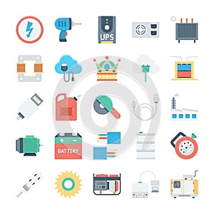 Energy and Power Vector Icons 5