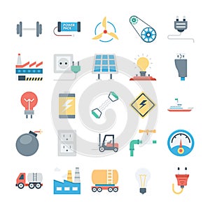 Energy and Power Vector Icons 7