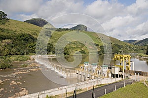 Energy production: hydroelectric power plant