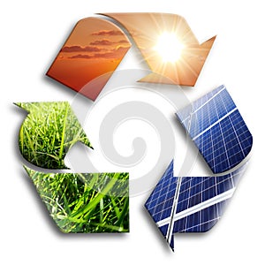 Energy recycled: photovoltaic photo