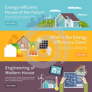 Energy Saving House Banner