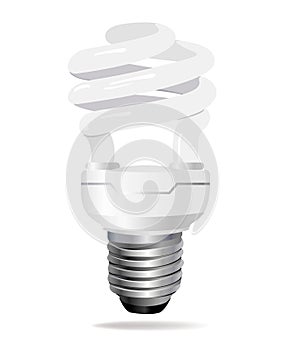 Energy saving light bulb.