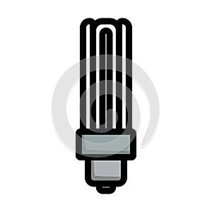 Energy Saving Light Bulb Icon