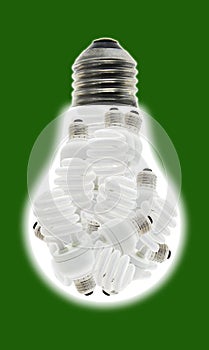 Energy saving light bulbs consume less power