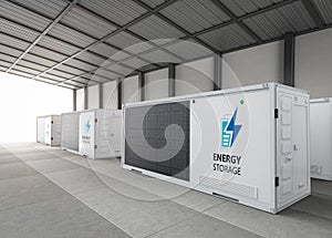 Energy storage systems or battery container units