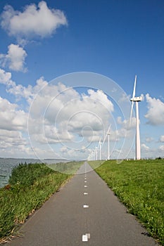 Energy windmills holland