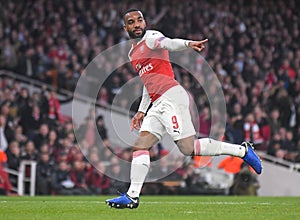 Alexandre Lacazette of Arsenal FC