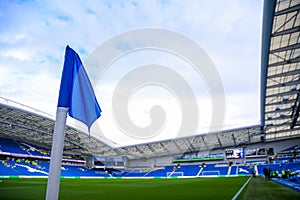 General view of American Express Community Stadium with corner flag