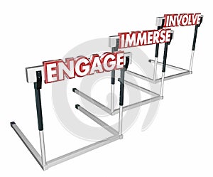 Engage Involve Immerse Interact Hurdles