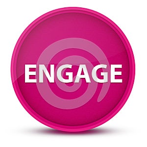 Engage luxurious glossy pink round button abstract
