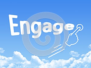 Engage message cloud shape