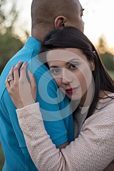 Engaged Latin Couple