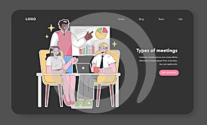 Engaged team collaborates on a