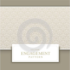 Engagement invitation card