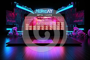 Engaging Cyber Monday countdown banner for