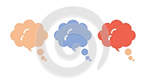 Engaging Dialogue: Colorful Speech Bubbles for Communication, vector design Generative AI