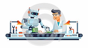 Human and Robot Collaboration in Technology Production