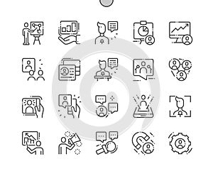 Engaging Presentations Well-crafted Pixel Perfect Vector Thin Line Icons 30 2x Grid for Web Graphics and Apps.