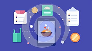An engaging recipe app interface with ingredient lists cooking steps and useruploaded photos arranged in an easytofollow