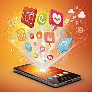 Engaging Social Media Interaction Through Mobile Apps