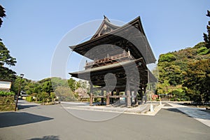 Engakuji temple, The famous temple in the city of Kamakura, Japan