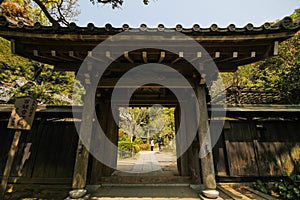 Engakuji temple, The famous temple in the city of Kamakura, Japan