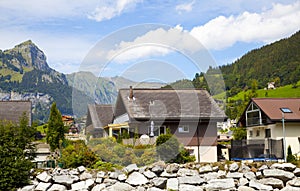 Engelberg Village in the Alps