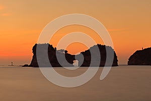 Engetsu island near Shirahama, Nishimuro District,