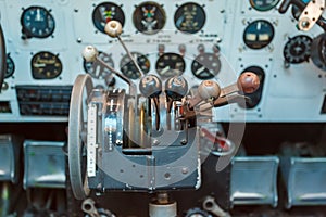 Engine Controls and other devices in the cockpit