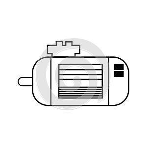 engine dynamo icon vector illustration symbol design