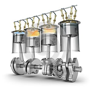 Engine function - operating principle photo