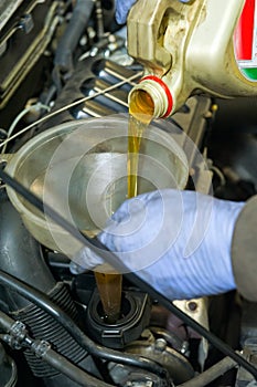 Engine oil replacement