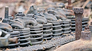 Engine of an old car