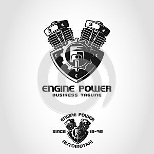 Engine Power is an Automotive Logo that can be used by Auto Company, Auto Club, Auto Workshop, Auto Spare part Store or Shop, and